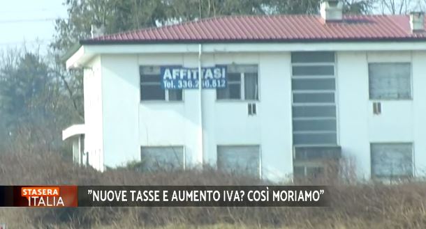 Biella a Stasera Italia: “Nella zona 963 aziende chiuse solo nel 2017” VIDEO