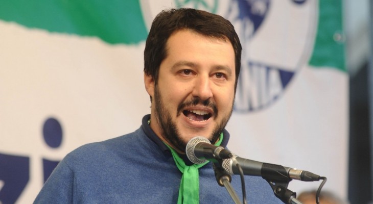 Matteo Salvini sabato a Biella