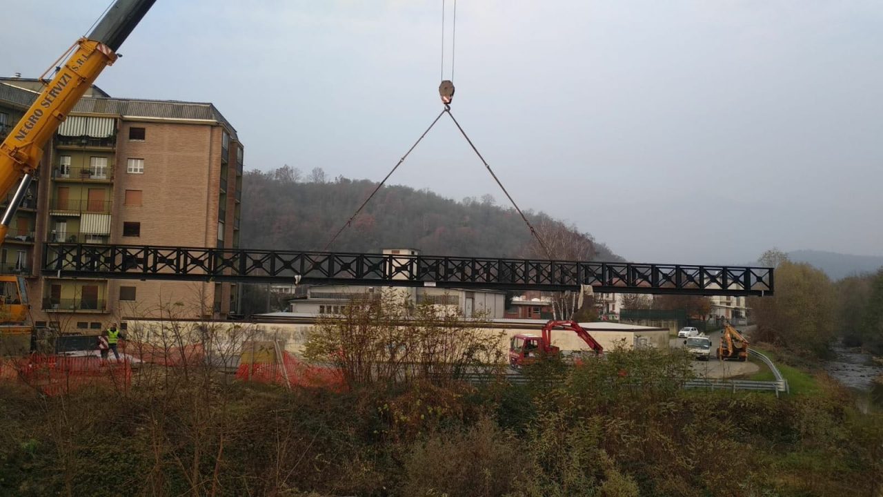 Apre la passerella sull’Ingagna, via alle inaugurazioni