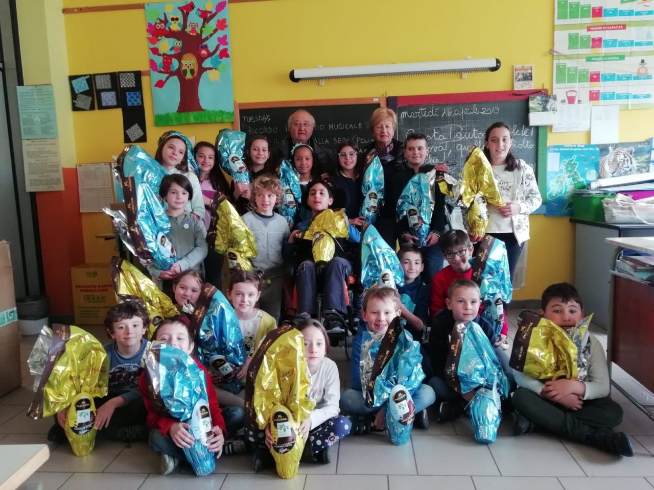 Nelle scuole di Portula e Valdilana le uova di Pasqua del Fondo Edo Tempia