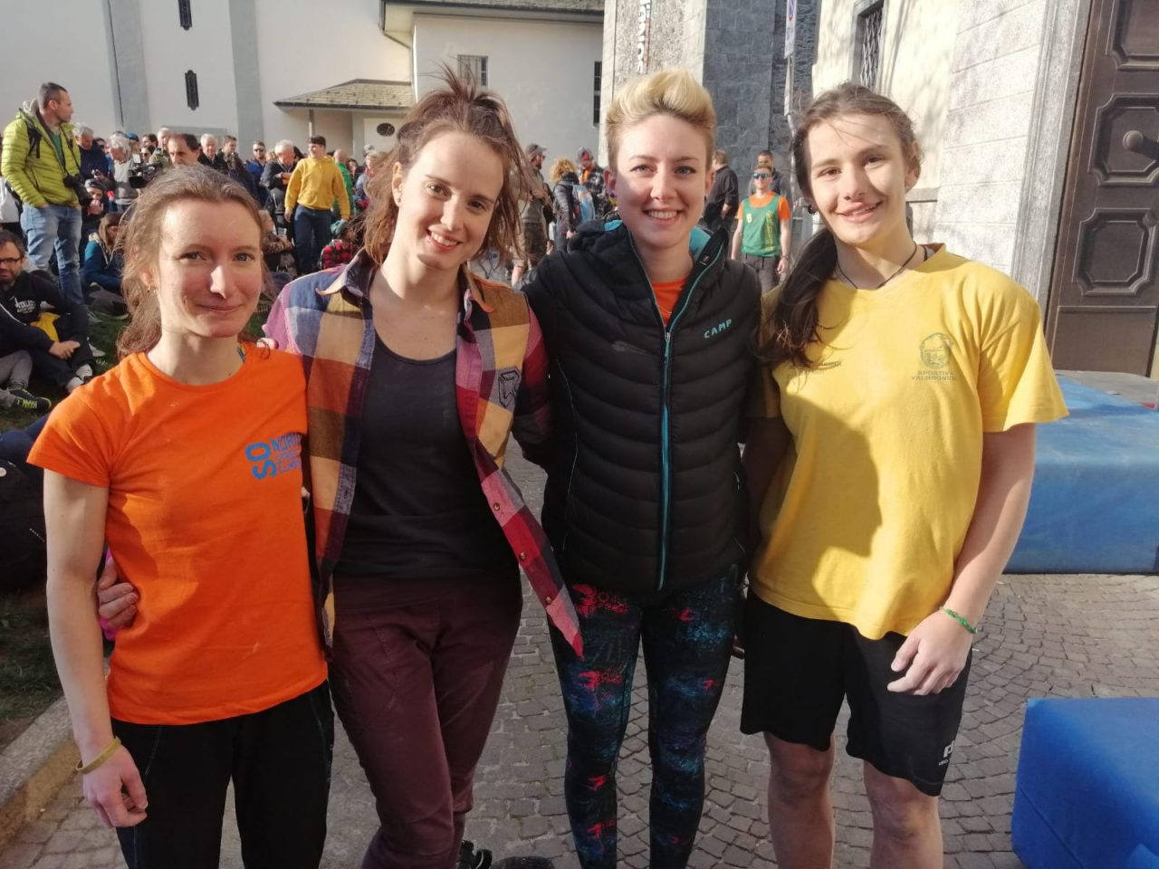 Giada Zampa ha vinto il Sondrio Street Climbing