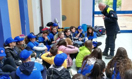 I ragazzi protagonisti dell'esercitazione di Protezione Civile FOTO