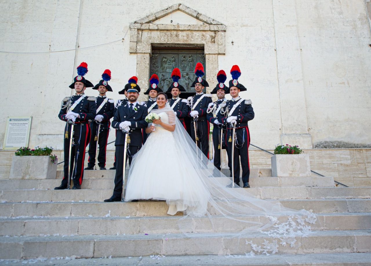 Andorno, nozze in grande stile per comandante carabinieri