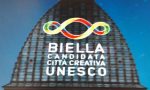 Biella candidata Unesco illumina la Mole di Torino