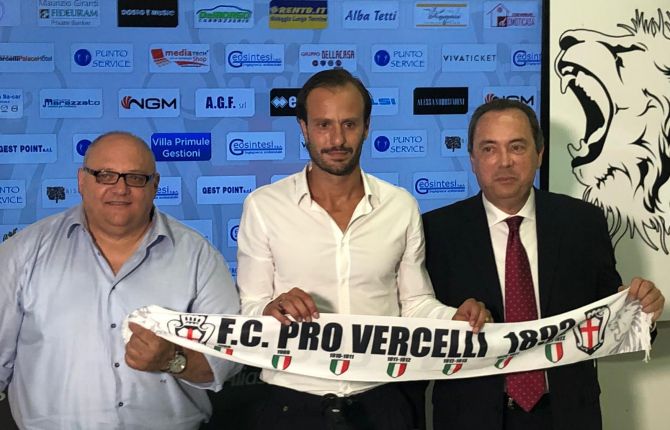 Gilardino allenatore: «Pro Vercelli, il mio nuovo inizio»