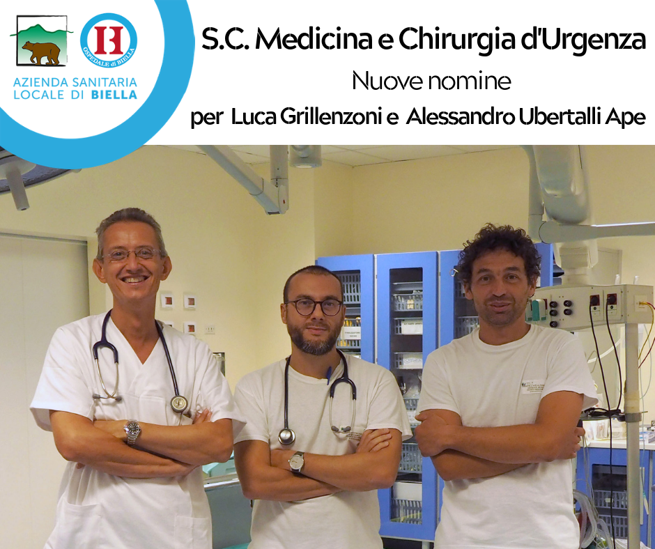 Medicina d’urgenza, le nuove nomine