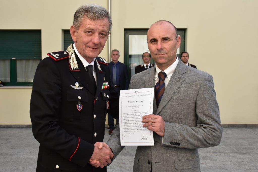 Indagini sul forno degli orrori: premiati i carabinieri