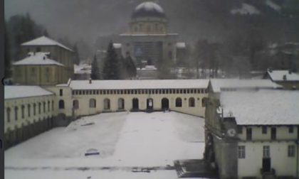 A Oropa è tornata la neve