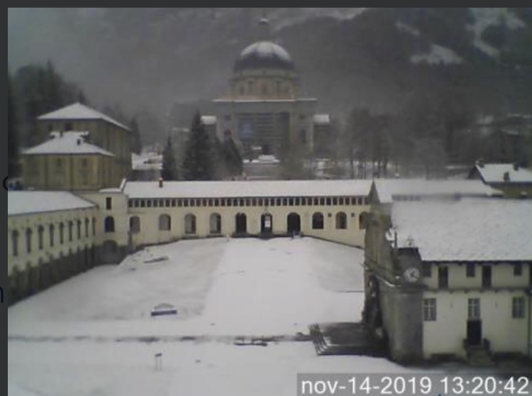 A Oropa è tornata la neve