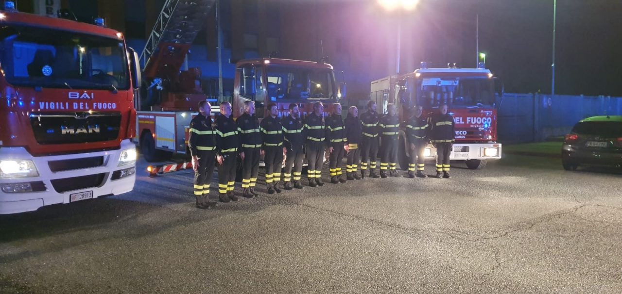 Tragedia Quargnento, toccante omaggio della Polizia ai colleghi Vigili biellesi VIDEO