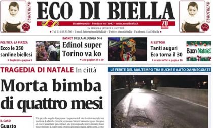 Bimba muore a quattro mesi, tragedia di Natale a Biella