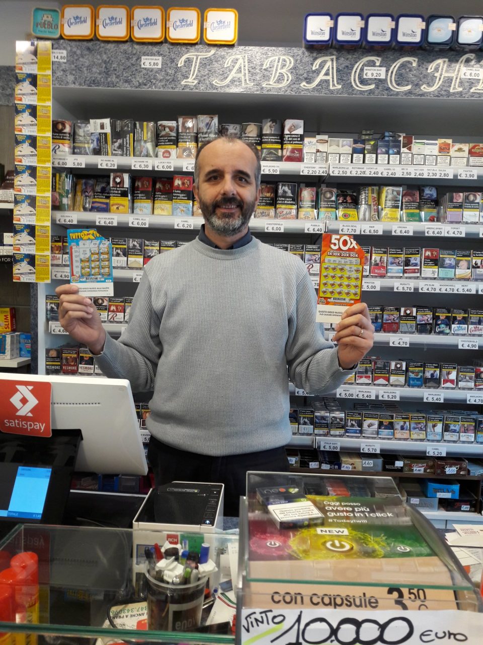 Sandigliano, vince 10mila euro con un biglietto “Gratta e vinci”