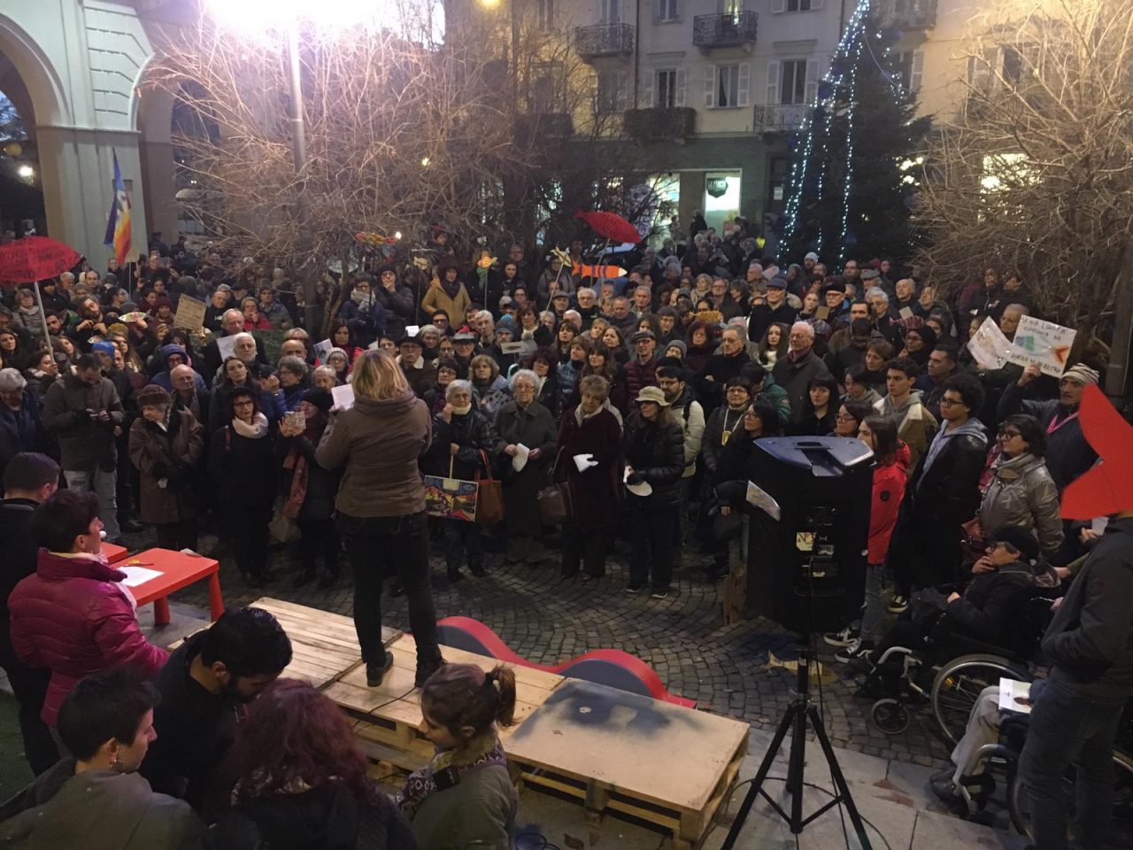 Sardine biellesi, tornano operative con un banchetto in via Italia