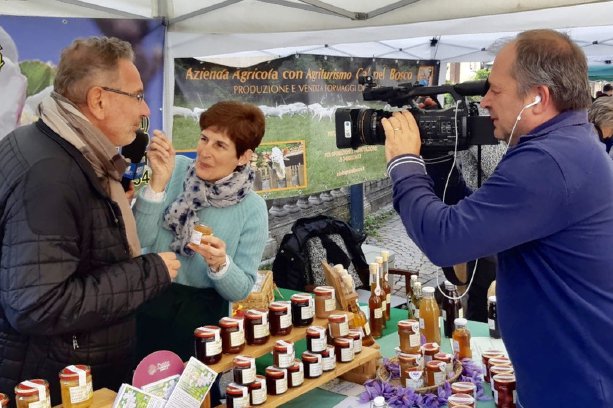Lo zafferano di Coggiola protagonista su Italia 1