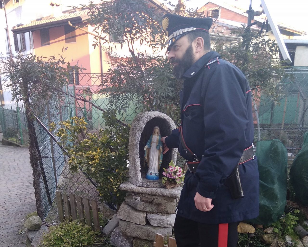 Crocemosso, denunciato il ladro della Madonnina
