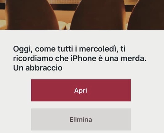 “Ti ricordiamo che iPhone è una m…” ma è attacco hacker a catena ristoranti