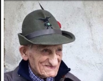 Morto a 104 anni l’alpino Efrem Bolengo. Domani il funerale