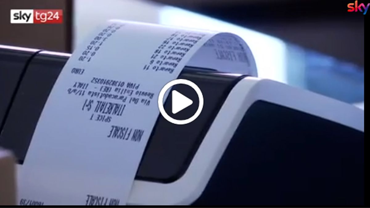 Scontrino elettronico obbligatorio dal 1 gennaio (maxi multe solo da luglio) VIDEO