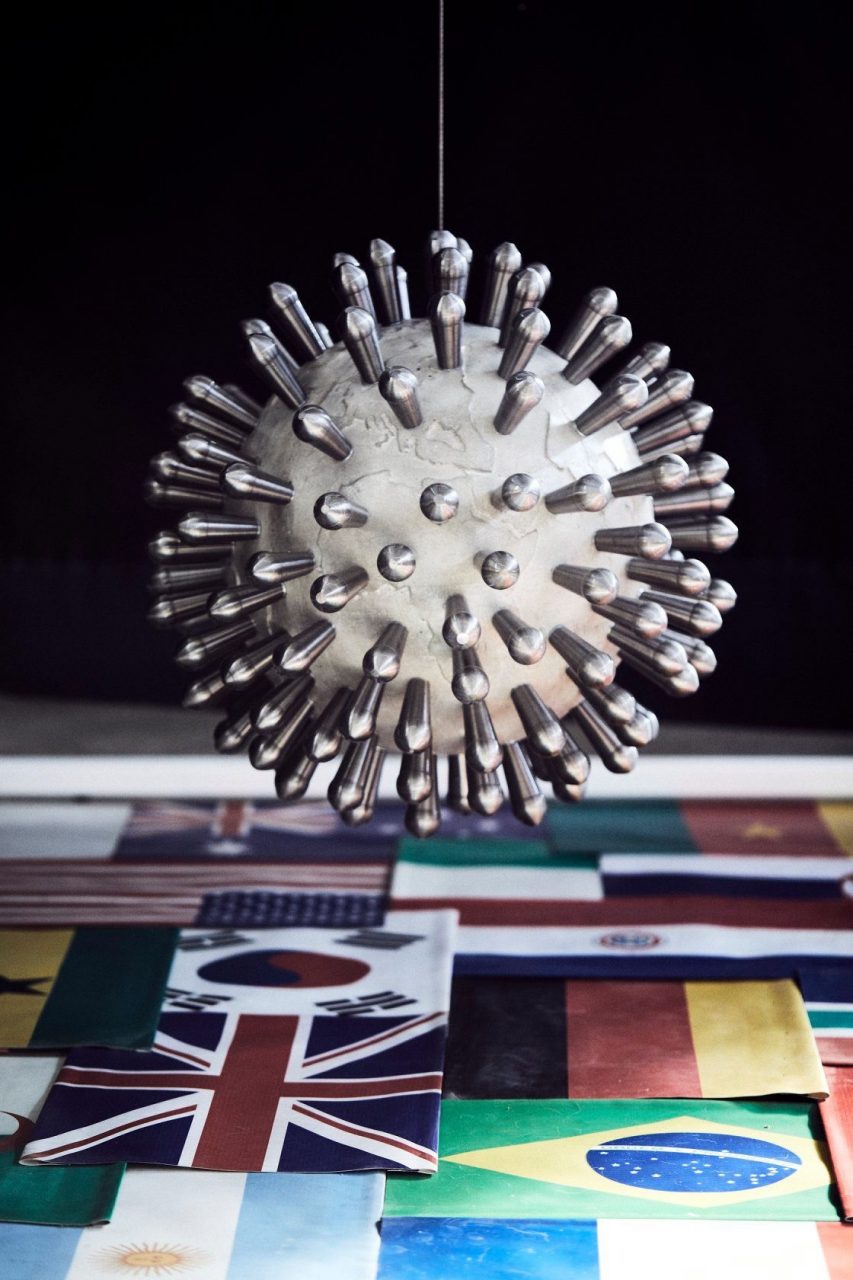 Un’opera d’arte per motivare la lotta al Coronavirus