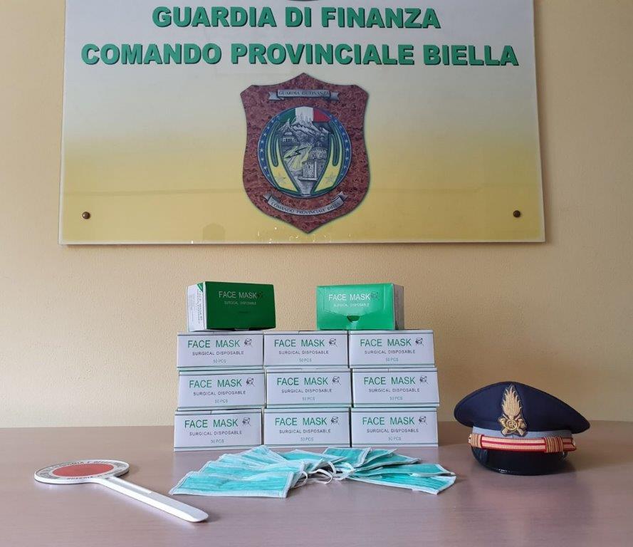 Sicurezza ai tempi del Coronavirus, sequestrate quasi 500 mascherine monouso