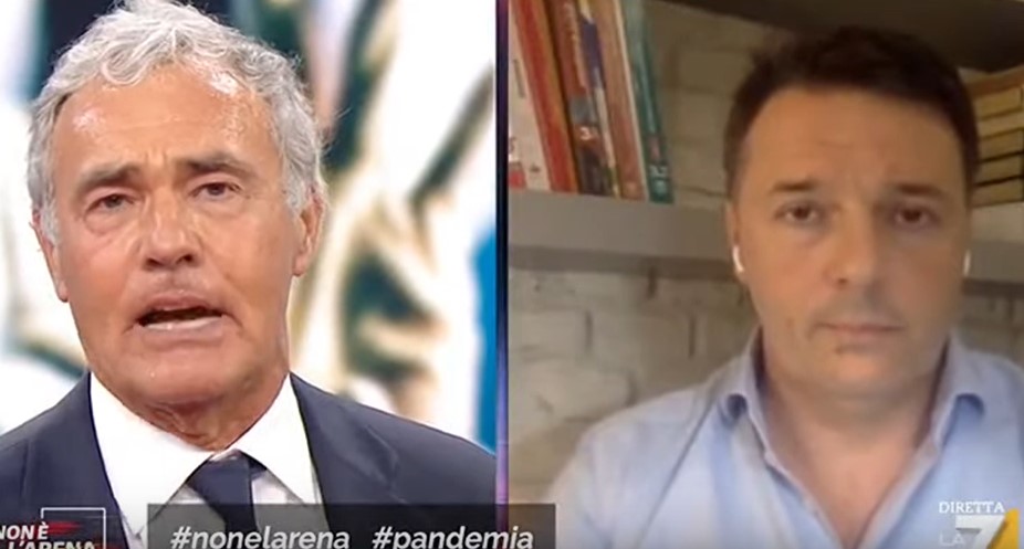 Giletti duro contro Renzi in diretta tv: “Chiedete dimissioni di Lagarde” VIDEO