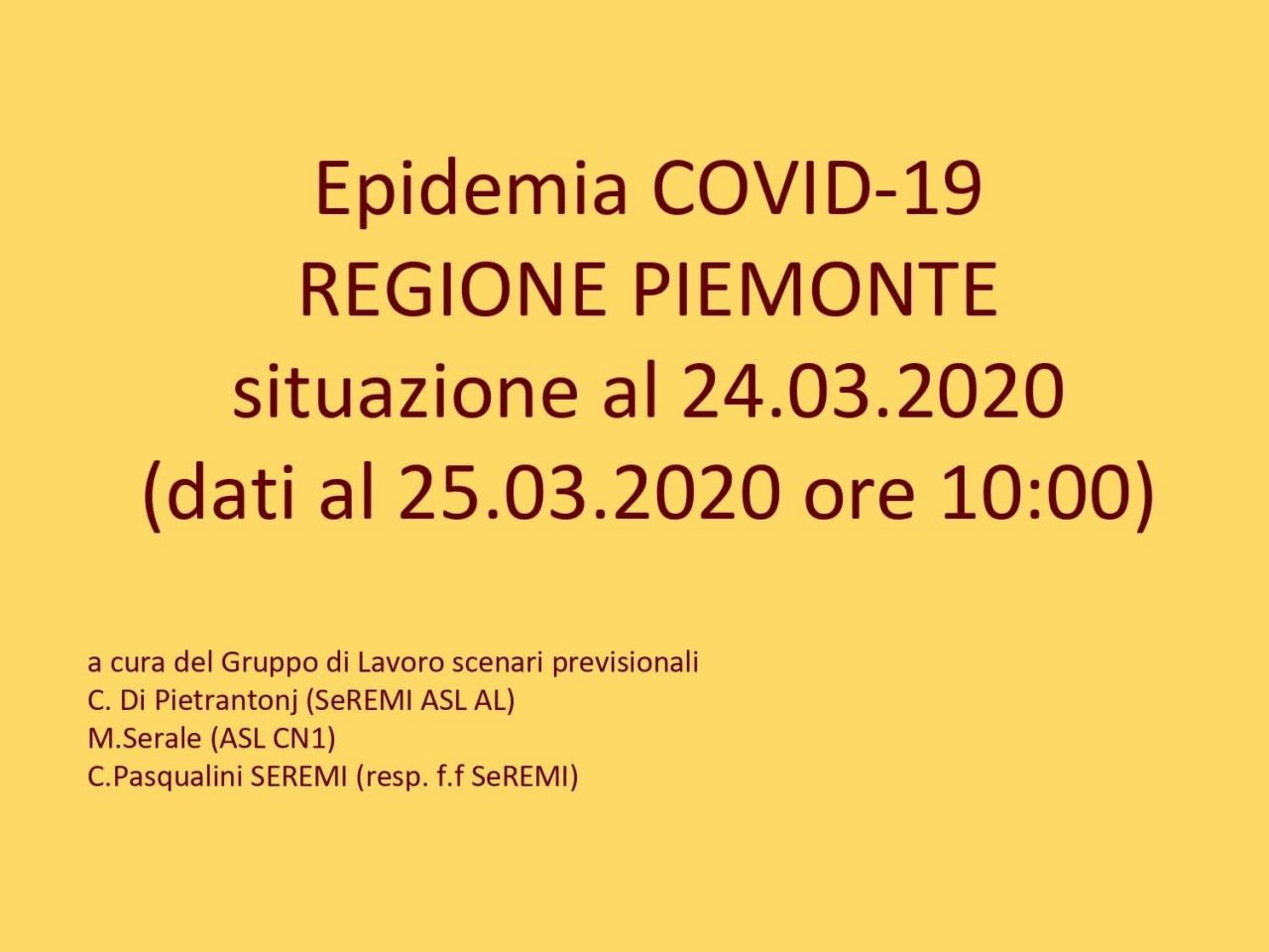 Coronavirus, i dati della Regione Piemonte: ricoverati, decessi, casi gravi