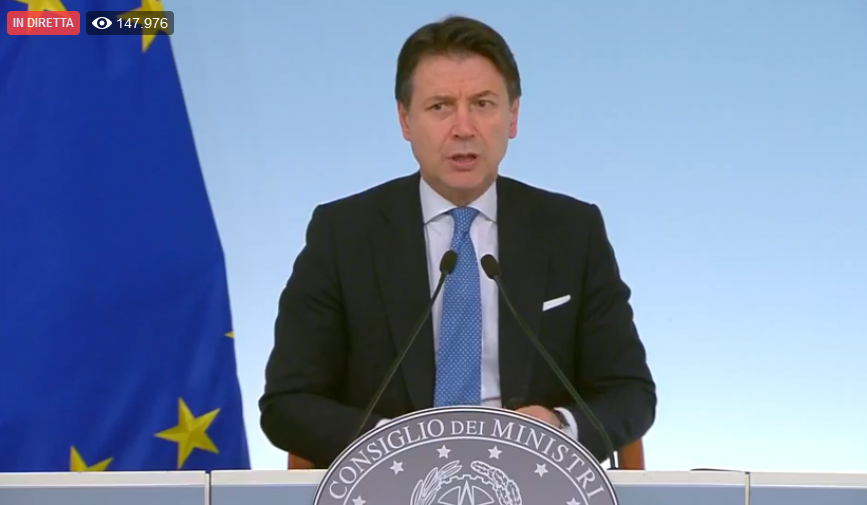 Premier Conte: “Chiuda ogni attività produttiva non strettamente necessaria”
