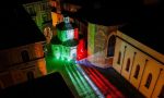 Il Battistero di Biella spettacolare: si illumina del Tricolore