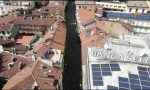 Il drone del Comune di Biella sorvola via Italia. IL VIDEO