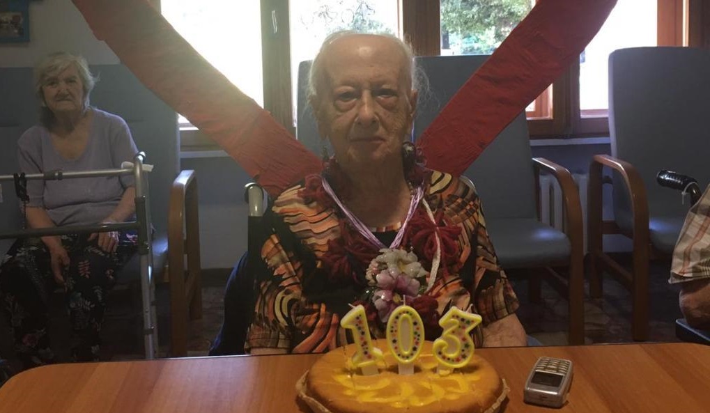 Ballerina podista compie 103 anni a Viverone