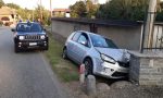 Contro un muro con l'auto a Valle San Nicolao