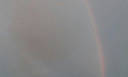 Dopo la bomba d’acqua un bellissimo arcobaleno. Ecco le previsioni di oggi