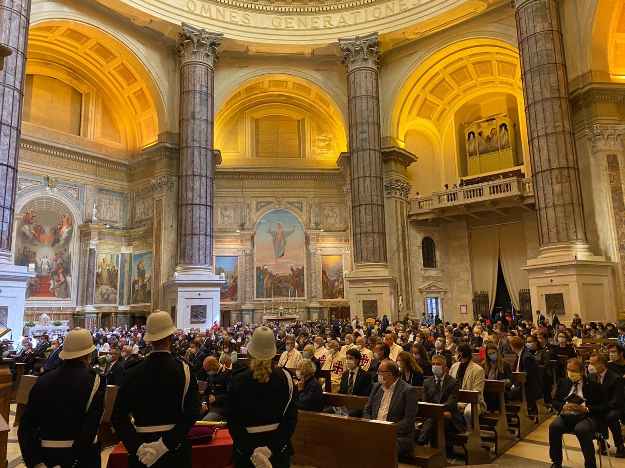 Basilica Oropa, in corso prima messa dopo quattro anni