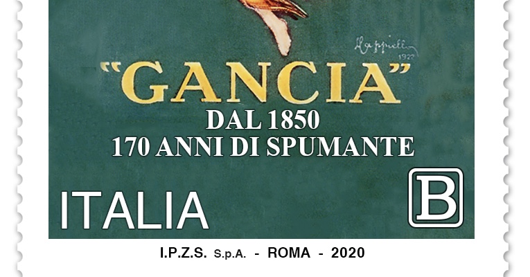 Poste dedica francobollo alla storica casa di spumante Gancia