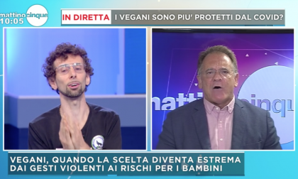 Vassallo contro Cecchi Paone, scontro a Mattino Cinque sulla dieta vegana