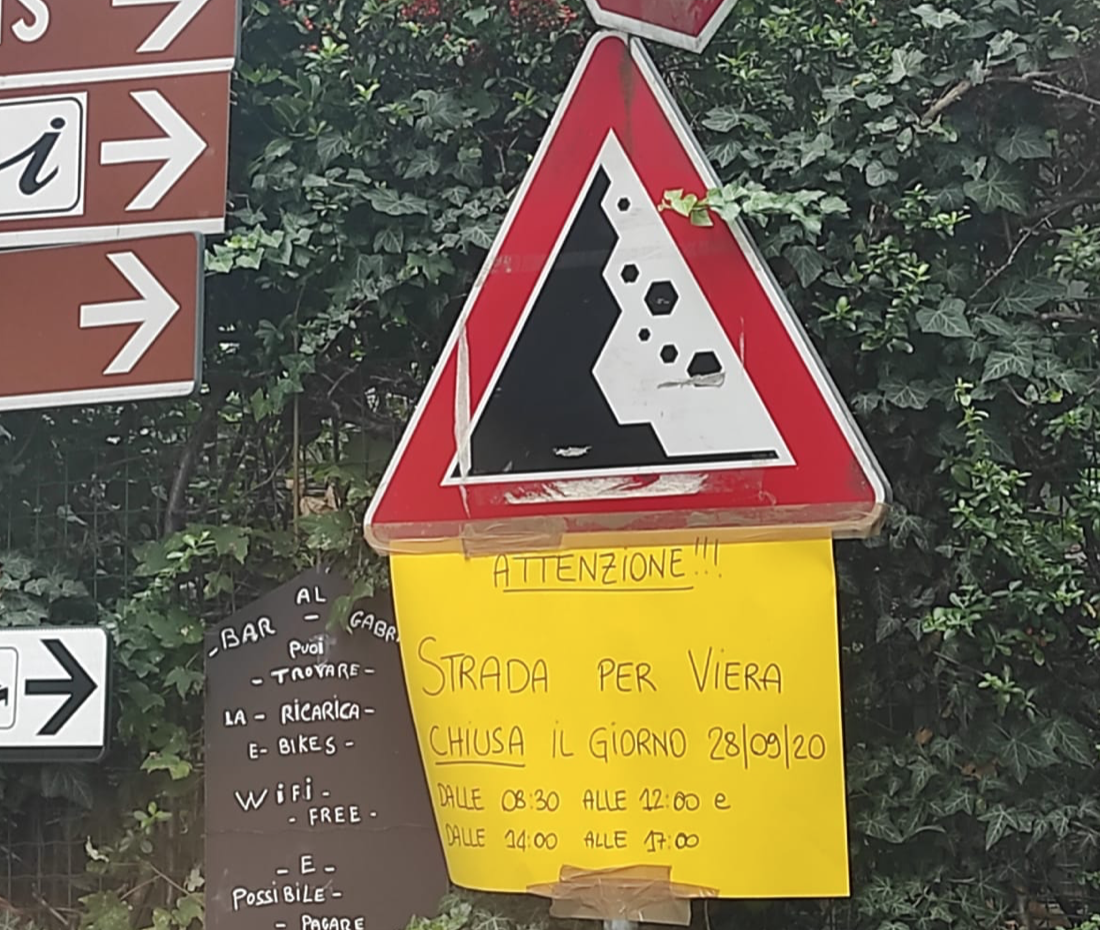 Strada per Viera chiusa: “E i bambini come tornano da scuola?”
