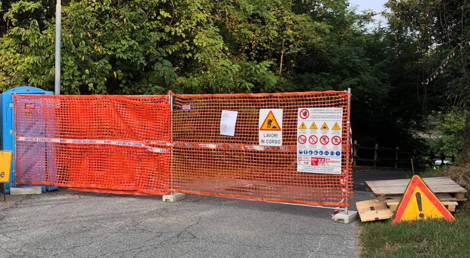 Cammino di Oropa, cantiere “spezza” il percorso a Roppolo