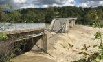 Crollato il ponte sul Sesia tra Romagnano e Gattinara VIDEO FOTO