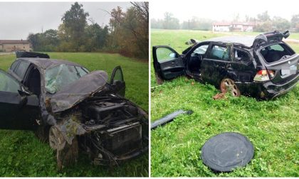 Distrugge l'auto in pieno giorno e se ne torna a casa prima dell'arrivo dei Carabinieri