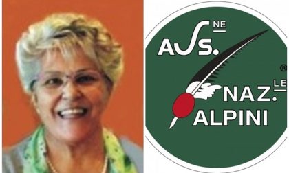 Alpini in lutto per Rosanna Tabozzi, moglie del capogruppo Alvido Alciato