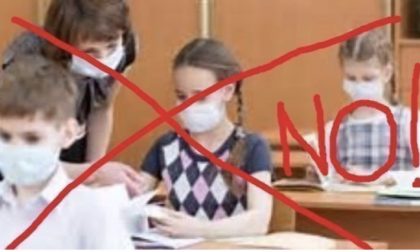 NO alla mascherina in classe, petizione su Facebook