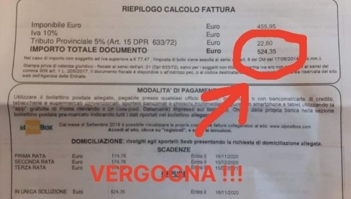 Comuni in trincea per il caro bollette