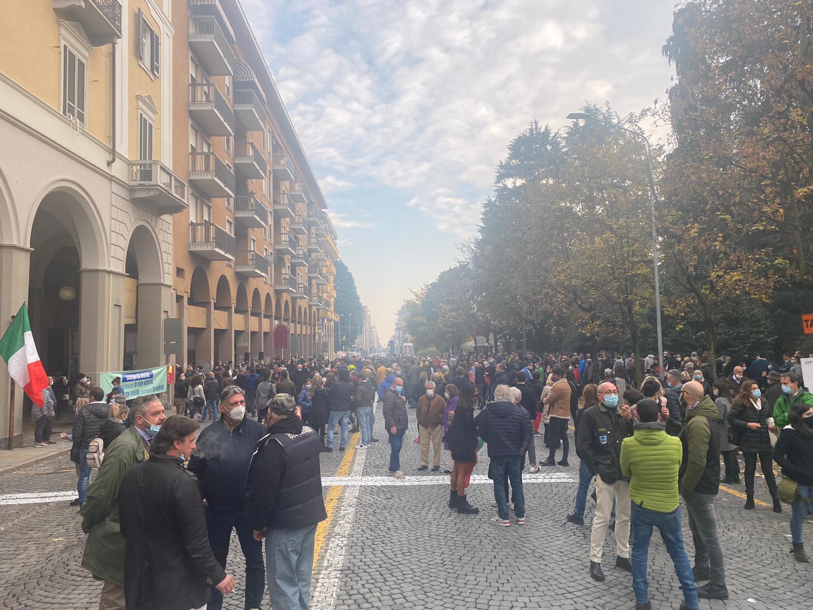 protesta biella 1 novembre 2
