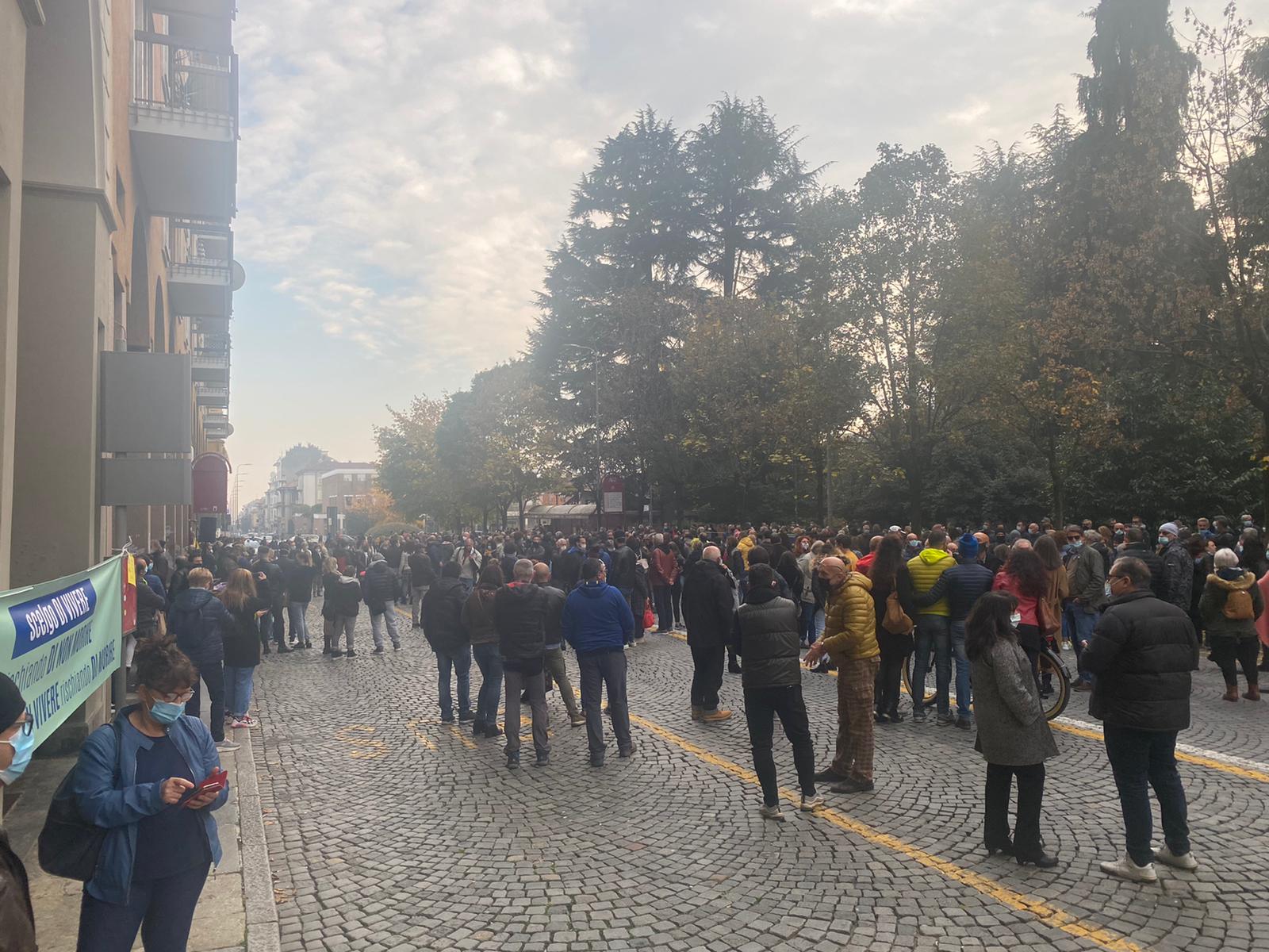 protesta biella 1 novembre 2020 1