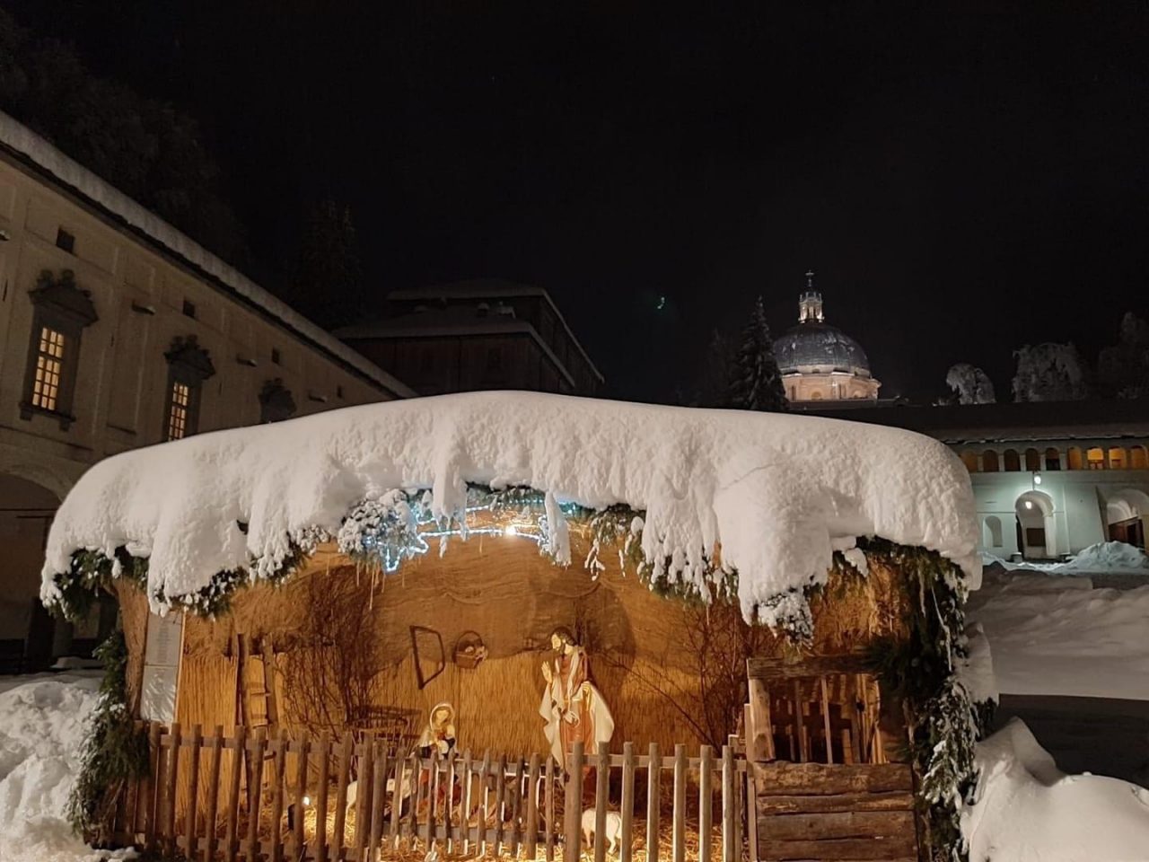 Ecco il presepe di Oropa