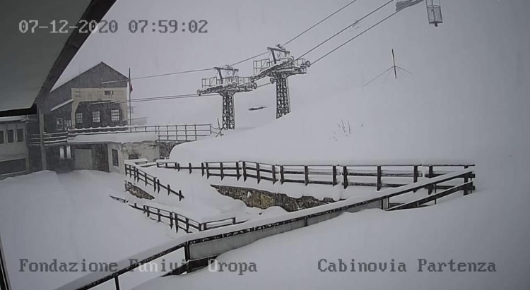 Ecco il Mucrone sommerso dalla neve