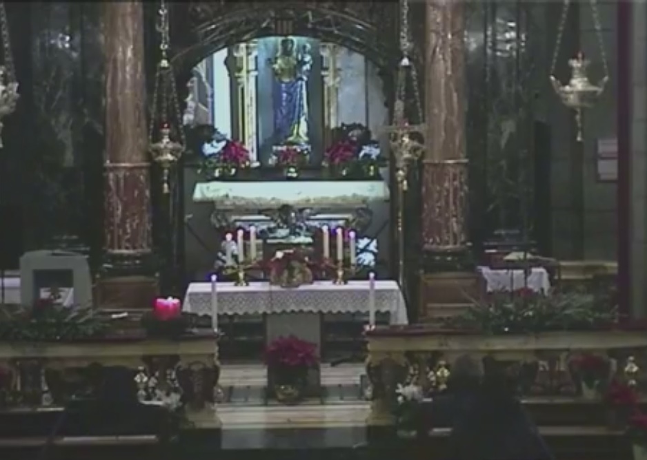 Oropa, la messa di Natale in diretta su Telebiella. Tutti i dettagli