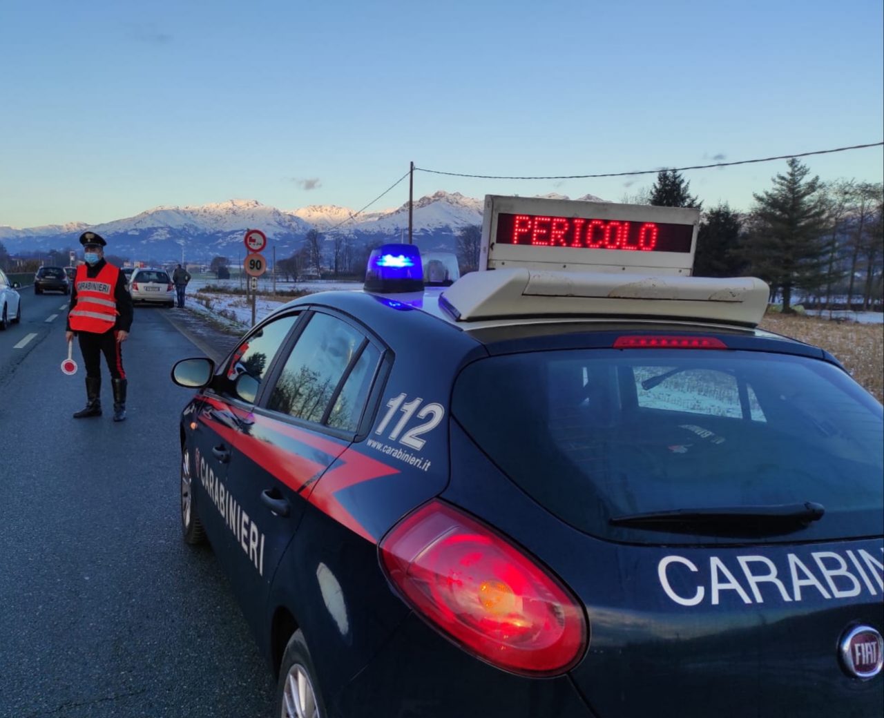 Scontro tra auto sulla Panoramica Zegna