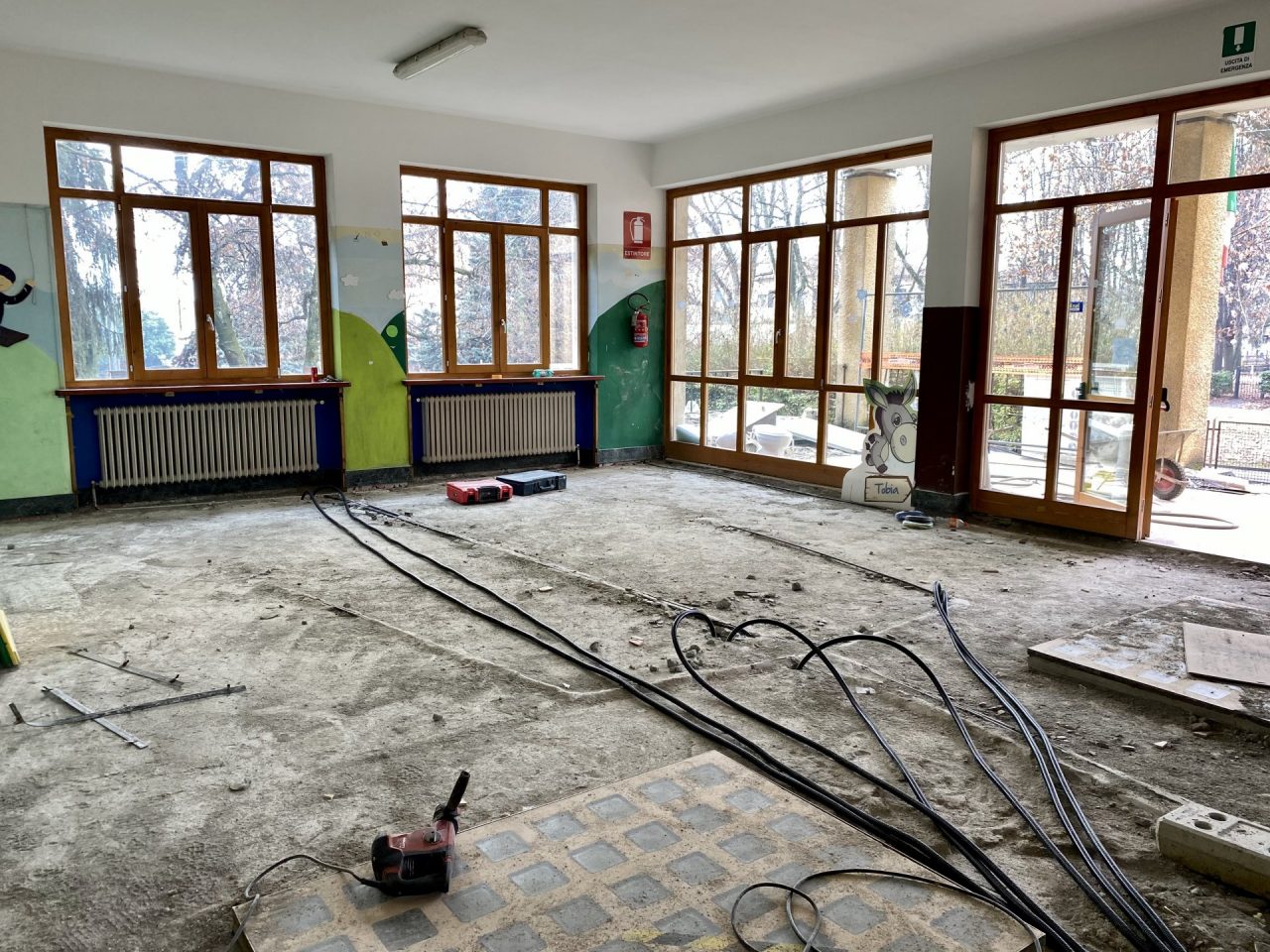 Lavori quasi completati alla media Marconi e alla Ludoteca del Villaggio