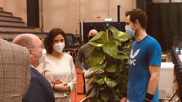 Andy Murray è in città: “Biella, grazie per l’ospitalità”